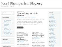 Tablet Screenshot of josefshomperlenblog.org